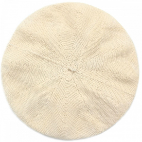 Organic Cotton Summer Beret Ecru - Le Béret Français