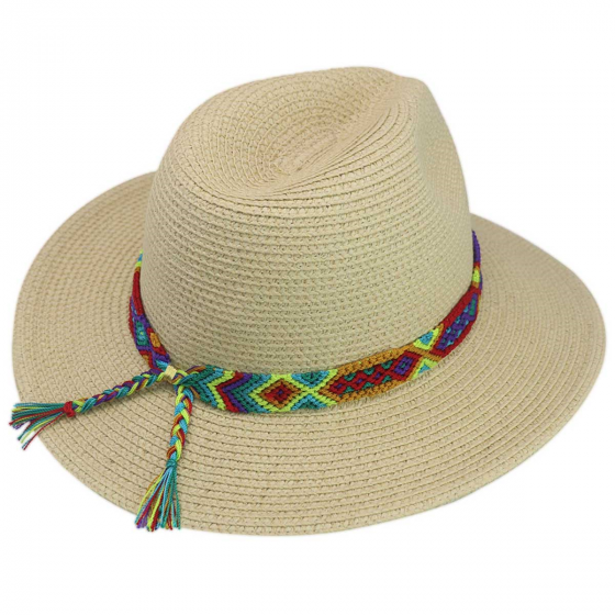 Chapeau Traveller Pirinola Paille papier - Traclet