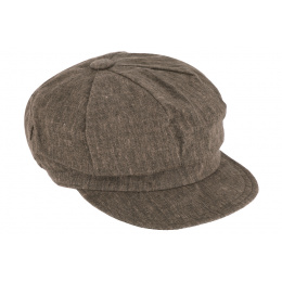 Cap Gavroche Montsoreau Linen Camel - Traclet
