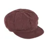 Casquette Gavroche Montsoreau Lin Prune - Traclet Reference : 105734| Chapellerie Traclet