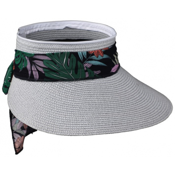 Santa Giulia Grey Large Visor Cap - Traclet