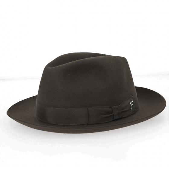 Fedora Bogarte Chocolate Hat - Flechet