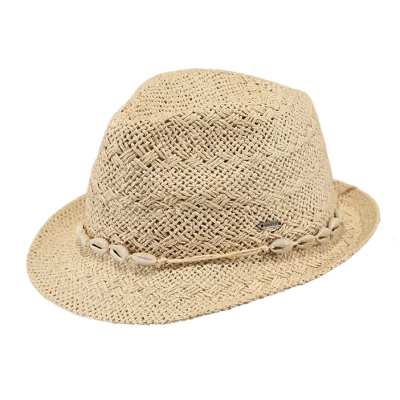 Chapeau Trilby Amurat Beige Paille Papier - Barts