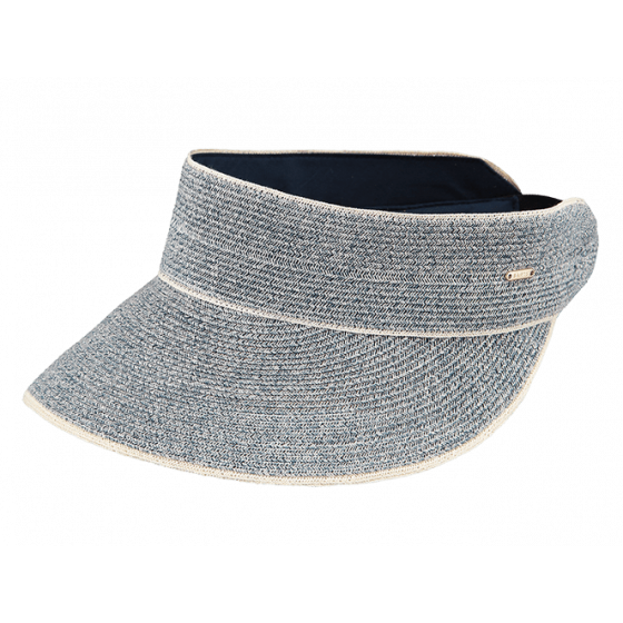 Otuo Straw Visor Cap Blue Paper - Barts