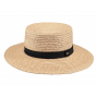 Lottey Natural Straw Boater - Barts