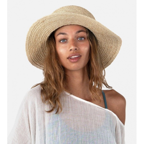 Natural Straw Lottey Boater Hat - Barts