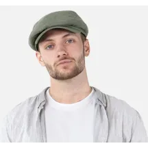 Bunga Cotton Khaki Flat Cap - Barts