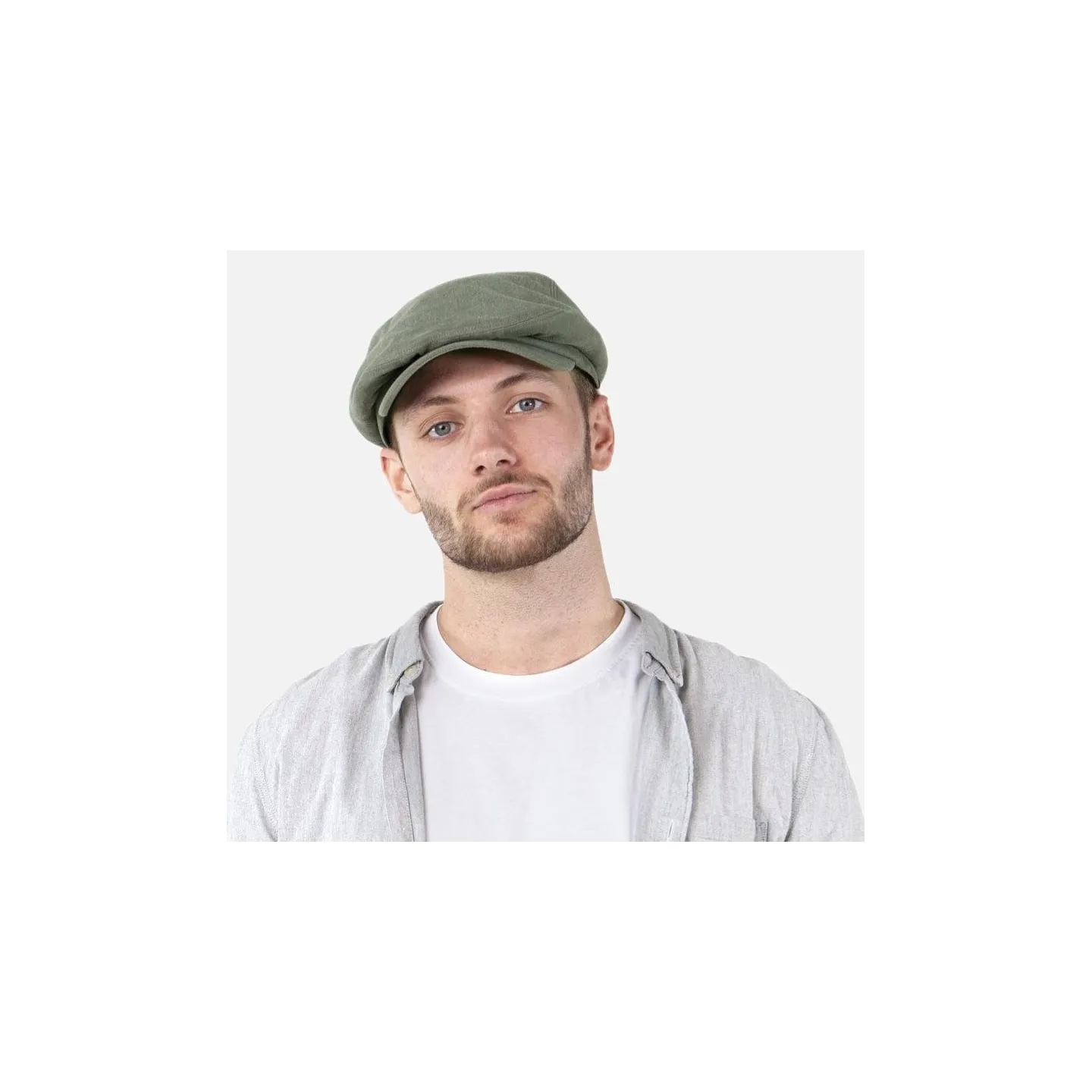 Bunga Cotton Khaki Flat Cap - Barts