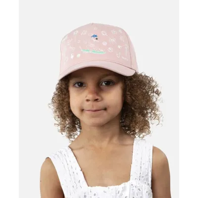Huripapa Baseball Cap Pink Dog Surfer - Barts