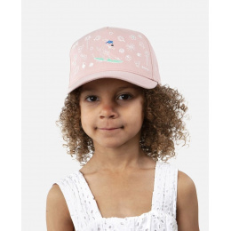Huripapa Baseball Cap Pink Dog Surfer - Barts