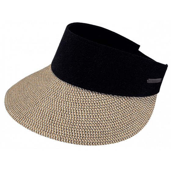 Visière Vesder Lin Noire & Beige- Barts Visière Vesder Lin Noire & Beige- Barts