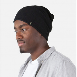 Caiman Long Hat Black Polyester - Barts