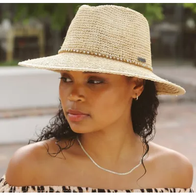 Fedora Malibu Raphia UPF50+ Hat - House of Ord
