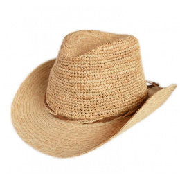 Cowboy Hat Castaway Raphia UPF50+ - House of Ord