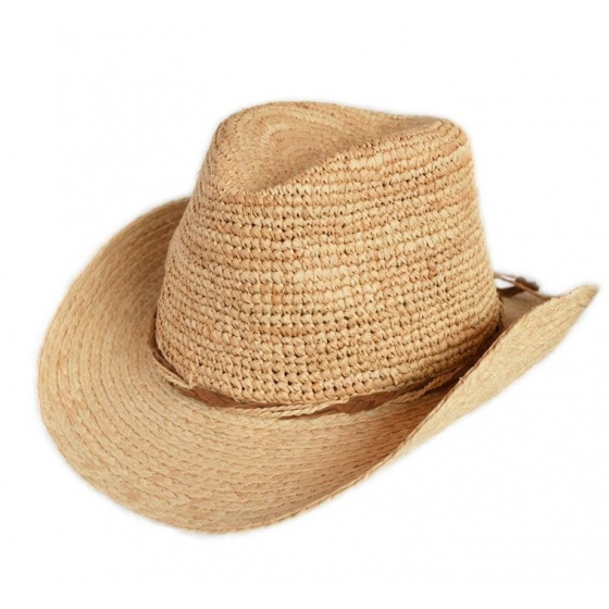 Cowboy Hat Castaway Raphia UPF50+ - House of Ord
