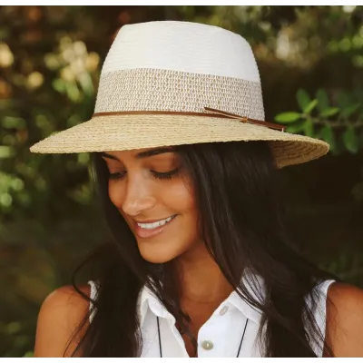 Chapeau Fedora Tina Paille Raphia UPF50+ - House of Ord