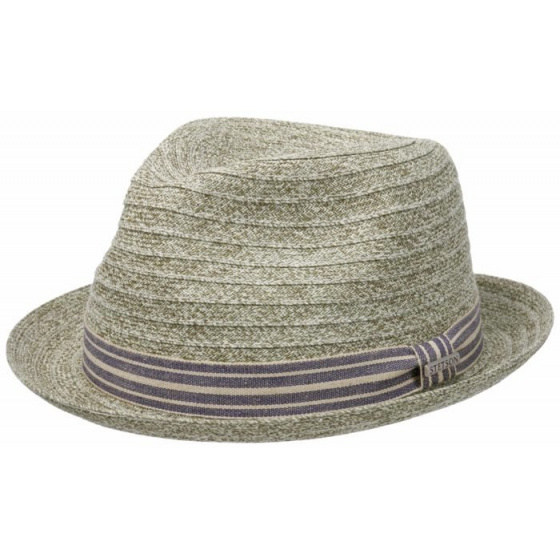 Trilby Player Toyo Hat Green Fine - Stetson