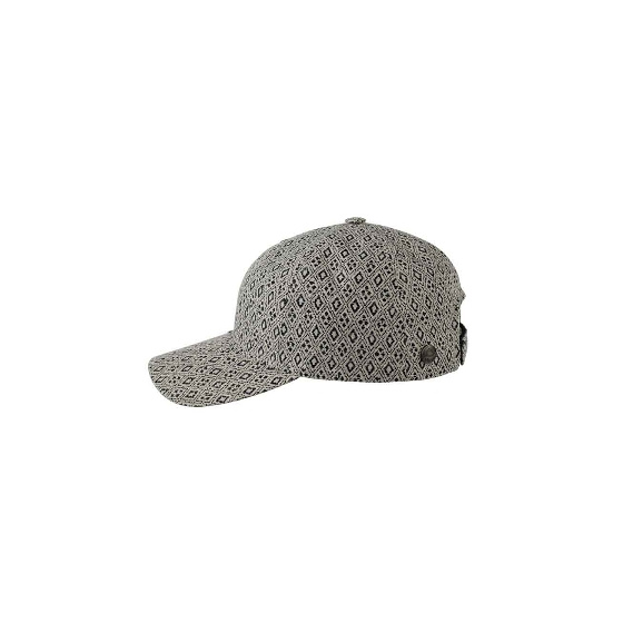 Baseball Cap Ethan Linen Checkered Blue - Traclet
