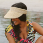 Noosa Straw Raffia Visor Cap - House of Ord