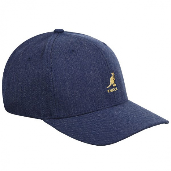 Casquette Wool Baseball Flexfit Denim - Kangol