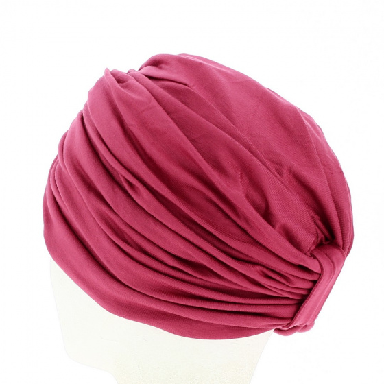 Chemotherapy Turban Sultan Pink Raspberry - Traclet Chemotherapy Turban Sultan Pink Raspberry - Traclet