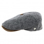 Flat cap Laurent grey wool - FLECHET