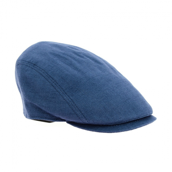 Casquette Bec de Canard Bang bleu Lin - MTM