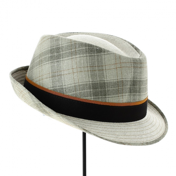 Trilby Rock Wool & Silk Beige Hat - Panizza