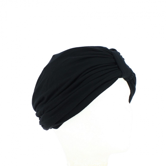 Chemotherapy Turban Sultan Black - Traclet