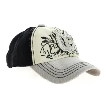 Casquette Baseball Sunshine Vintage Coton Tricolore Gris - Aussie Apparel