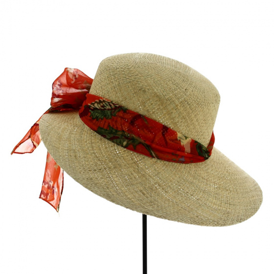 Casquette Grande Visière Bettina Paille Naturelle - Traclet Casquette Grande Visière Bettina Paille Naturelle - Traclet