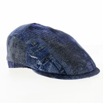Denim patchwork cap - City Sport