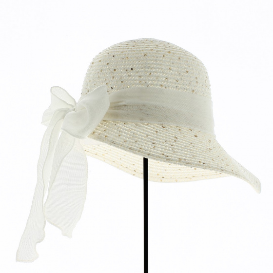 Tabatha Cap Large White Visor - Traclet