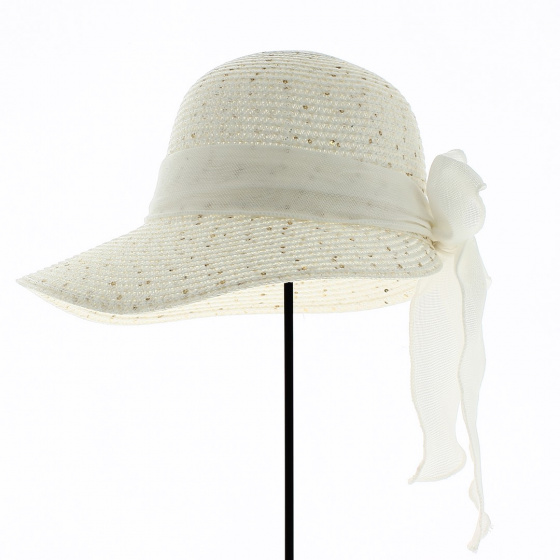 Casquette Tabatha  Grande Visière Blanc - Traclet