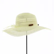 Capeline Safia Straw Paper Light Beige - Traclet