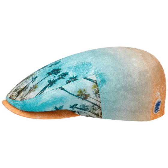 Orange & Blue Flaxen Palm Hat - Stetson