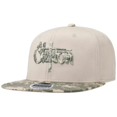 Casquette Baseball Snapback Gecko Beige et Kaki - Stetson