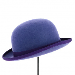 Alico Melon Hat Felt Wool Purple - Traclet
