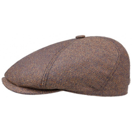 Summer brooklin cap in rust-colored silk - Stetson