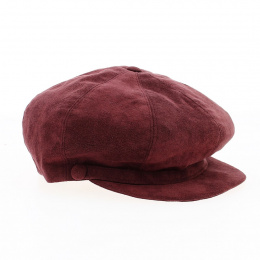 Gavroche Herman cap in Bordeaux Alcantara - Traclet