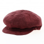 Gavroche Herman cap in Bordeaux Alcantara - Traclet