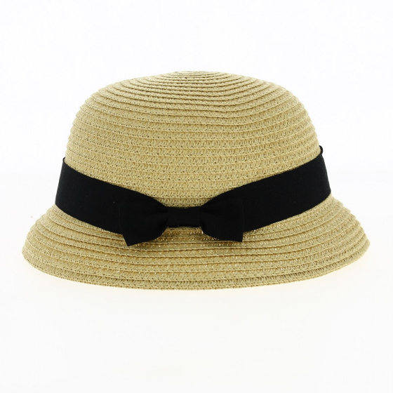 Maria Child Straw Bell Hat Natural - Traclet