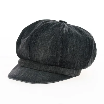 Casquette Gavroche Gabi Effet Jean Noir - Traclet