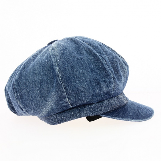 Cap Gavroche Gabi Jean Effect Navy Blue - Traclet