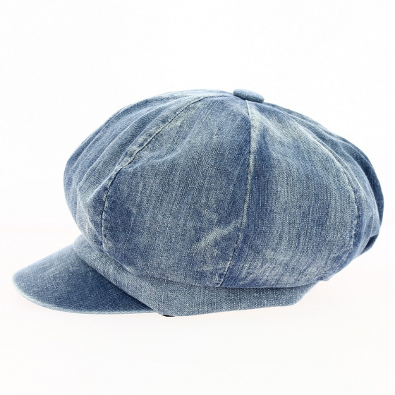 Cap Gavroche Gabi Jean Effect Light Blue - Traclet Cap Gavroche Gabi Jean Effect Light Blue - Traclet