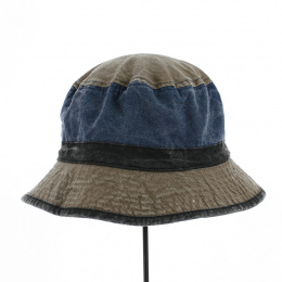 Bob Timothy Cotton Tricolor Navy - Traclet