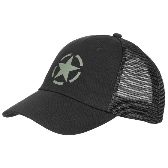 Black Wildlife Trucker Cap - Traclet