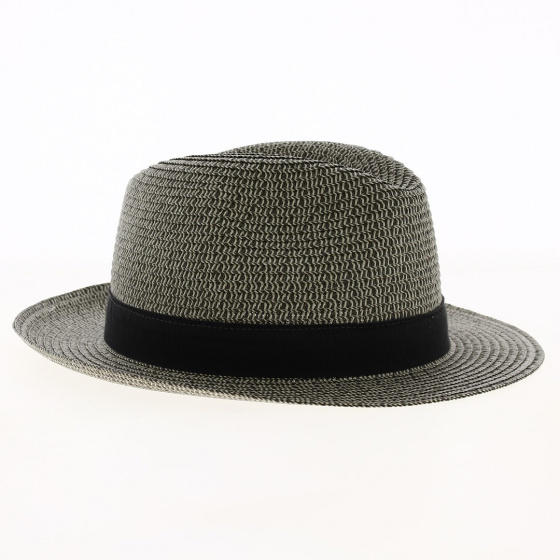 Franko Traveller Hat UPF50+ Straw Grey Paper - Traclet Franko Traveller Hat UPF50+ Straw Grey Paper - Traclet