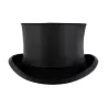 Synthetic silk collapsible top hat Reference: 7908 | Traclet Hat Shop
