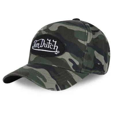 Casquette Baseball Camouflage - VON DUTCH   Reference : 16225| Chapellerie Traclet